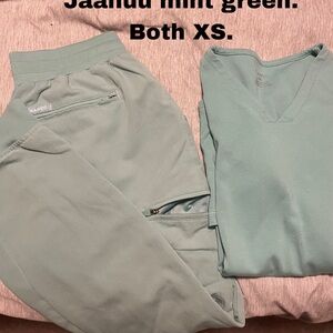 Jaanuu Mint Green Women's Pants & top